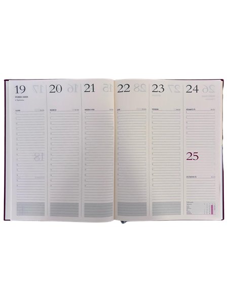 9493930,Agenda datata saptamanala 2024 Herlitz, format A4, 128 pagini, Negru