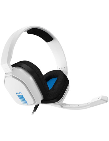 939-001847,LOGITECH ASTRO A10 Wired Gaming Headset - PS - WHITE - 3.5 MM, "939-001847"