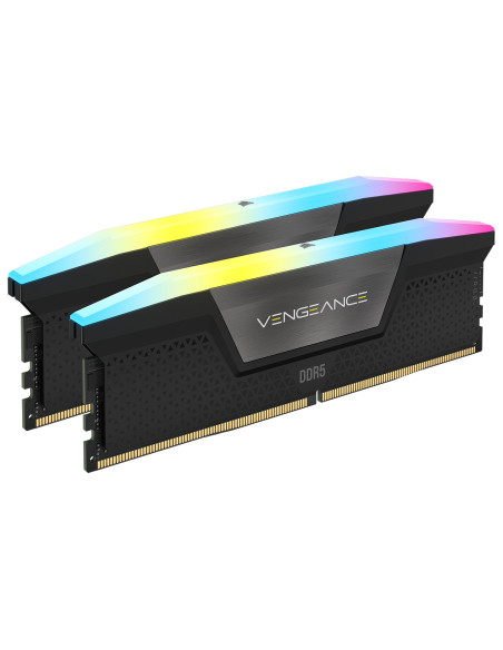 CMH32GX5M2B6600C38,DDR Corsair - gaming Vengeance RGB, DDR5, 32GB (2x16GB), DDR5 5600, C38, 1.4V, Intel XMP, Negru "CMH32GX5M2B6