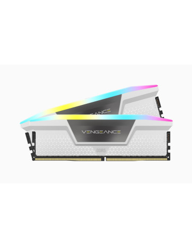 CMH32GX5M2D6000C36W,DDR Corsair - gaming Vengeance RGB, DDR5, 32GB (2x16GB), DDR5 6000, C36, 1.35V, Intel XMP, rev D, Alb "CMH32