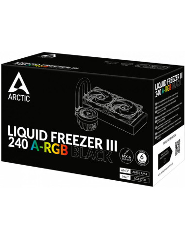 ACFRE00142A,COOLER Arctic "Liquid Freezer III 240ARGB", racire lichid, skt. Intel LGA 1700, AMD AM5/AM4, radiator aluminiu, pomp