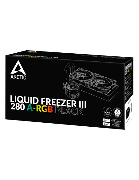 COOLER Arctic "Liquid Freezer III 280ARGB", racire lichid, skt. Intel LGA 1700, AMD AM5 AM4, radiator aluminiu, pompa 2800 rpm,