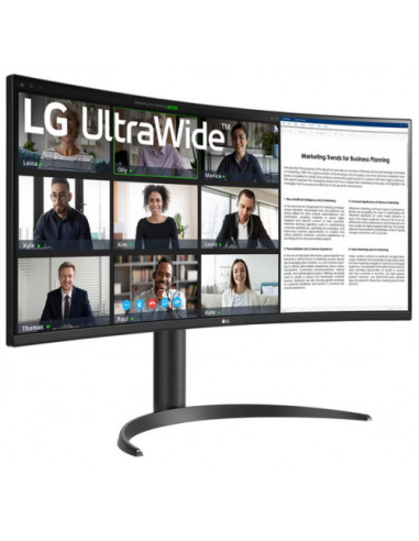 34WR55QC-B.AEU,Monitor LG UW 34WR55QC-B.AEU, 86,4 cm (34"), 3440 x 1440 Pixel, Wide Quad HD, LED, 5 ms, Negru