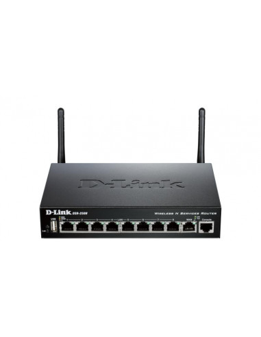 Router D-Link DSR-250N, 1xWAN Gigabit, 8xLAN Gigabit, 45Mbps