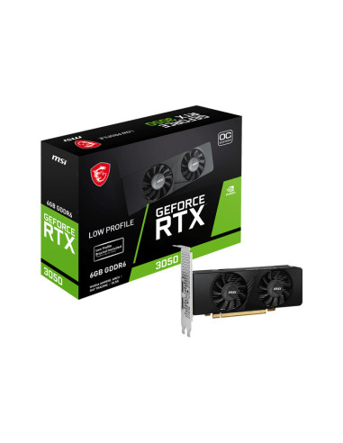 PLACI VIDEO MSI GeForce RTX 3050 LP 6G OC, 2x HDMI, 1x DP, DUAL FAN, ATX "RTX_3050_LP_6G_OC"