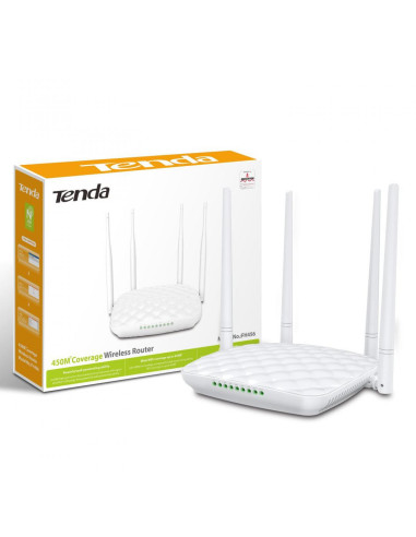 Router Wireless TENDA FH456, 300Mbps, 1* FH456 router, 1* power