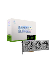 PLACI VIDEO MSI GeForce RTX 4070 Ti GAMING X SLIM WHITE 12GB "RTX 4070 TI GAMING X SLIM WHITE"