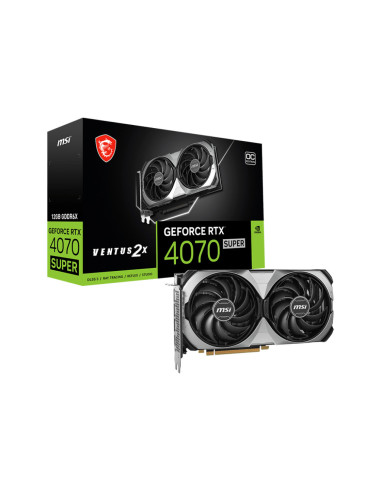 PLACI VIDEO MSI Nvidia GeForce RTX 4070 SUPER 12G VENTUS 2X OC (12GB GDDR6X 192bit, 3xDP, 1xHDMI, 1x 12VHPWR) "RTX 4070 SUPER 12
