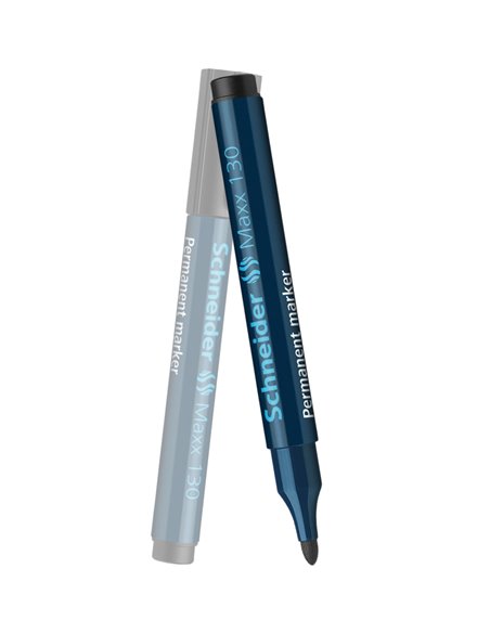 Marker Permanent Schneider Maxx 130 1 - 3 mm Varf Rotund - Negru