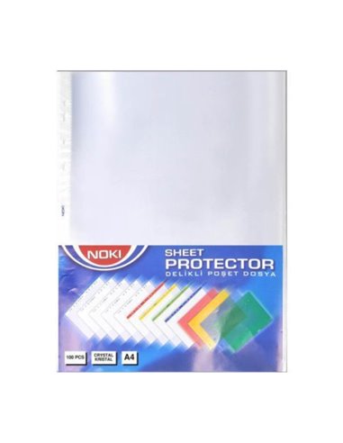Folie de protectie Noki Cristal NK5443045, A4, 45 microni, 100 buc./set