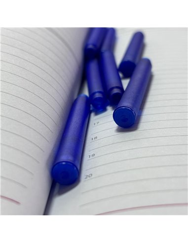 Rezerva stilou cu cerneala termosensibila, 30 bucati/set, Albastru