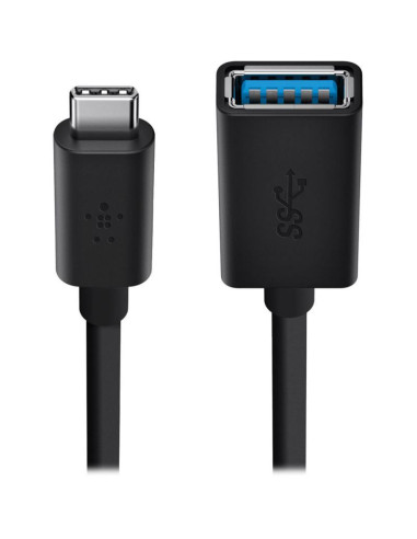 Cablu Belkin, USB Tip C, 3.0 USB-C to USB A Adapter,F2CU036BTBLK