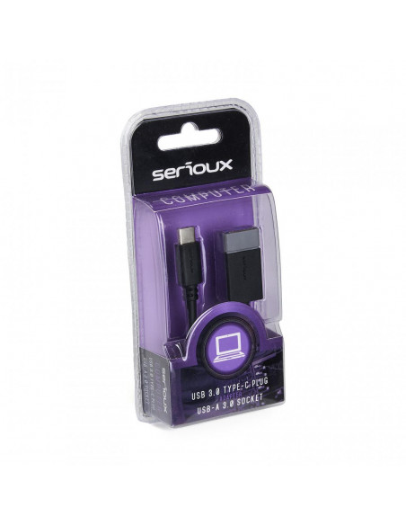 Adaptor Serioux, USB 3.0 Tip-C tata - USB-A 3.0 mama