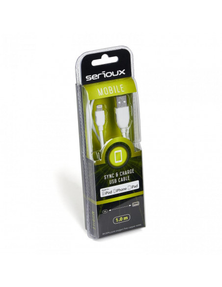 Cablu de date/incarcare Serioux, port Lightning, compatibil