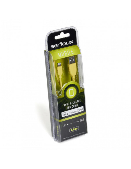 Cablu de date/incarcare Serioux, port Lightning, compatibil