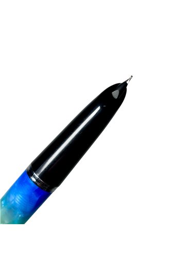 Stilou Premium Fine writing cu penita ascunsa, 0.38mm, Verde/albastru