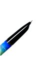 Stilou Premium Fine writing cu penita ascunsa, 0.38mm, Verde/albastru