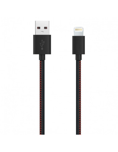 Cablu Lightning Serioux, piele ecologica, compatibil Apple