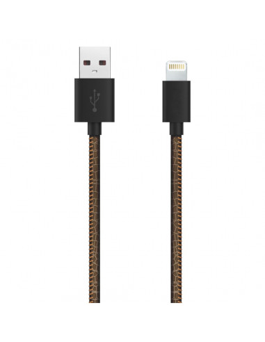 Cablu Lightning Serioux, piele ecologica, compatibil Apple