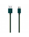 Cablu microUSB Serioux, piele ecologica, 1m, diverse culori