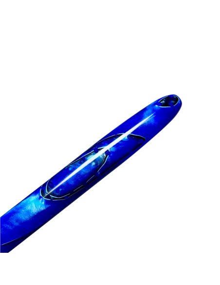 Stilou Premium Fine writing cu penita ascunsa, 0.38mm, Albastru