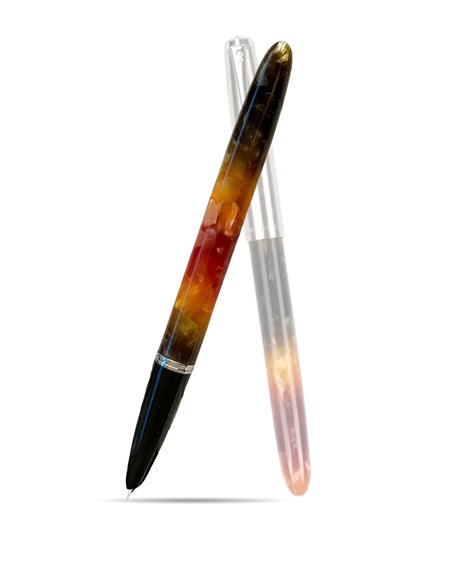 Stilou cu penita ascunsa JI51A-CRD School Friendly, Star Chihlimbar