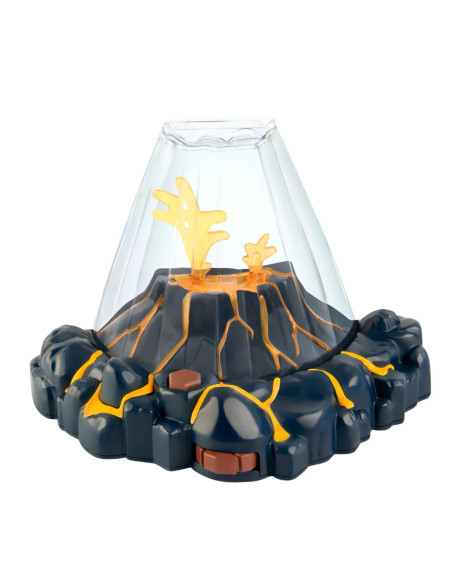 AD6102,Set educativ STEM - AQUA DRAGONS Habitat VULCAN cu lava - acvariu cu LED si Aqua Dragons rosii