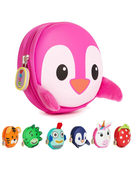 752-977-F59,Portofel Boppi, Pinguin roz 752-977-F59,Portofel Boppi, Pinguin roz