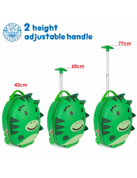 BDA-723-AD1,Valiza Troler Boppi, Dinozaur