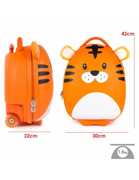 337-E74-677,Valiza Troler Boppi, Tigru