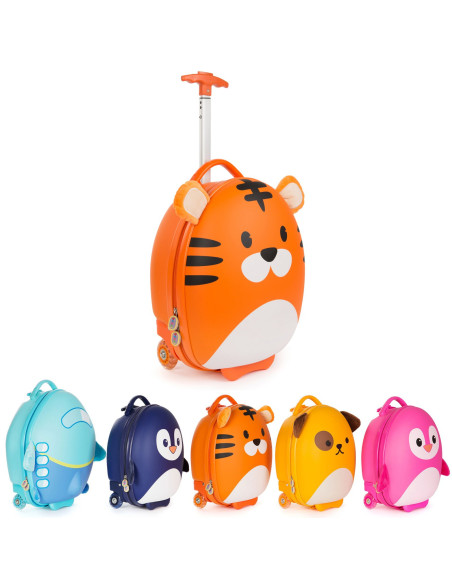 337-E74-677,Valiza Troler Boppi, Tigru