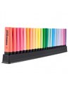 Set Textmarkere Stabilo Boss Original cu suport de birou, culori asortate pastel si neon, 23 buc/set