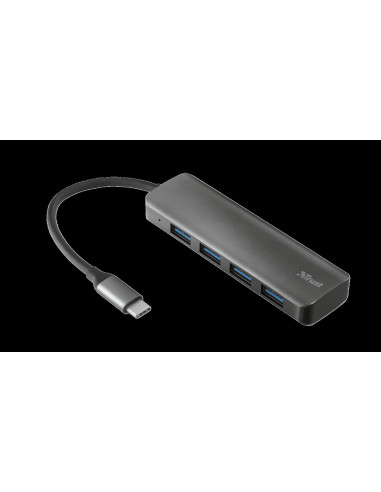 Adaptor Trust Halyx Aluminium USB-C to 4-Port USB-A 3.2