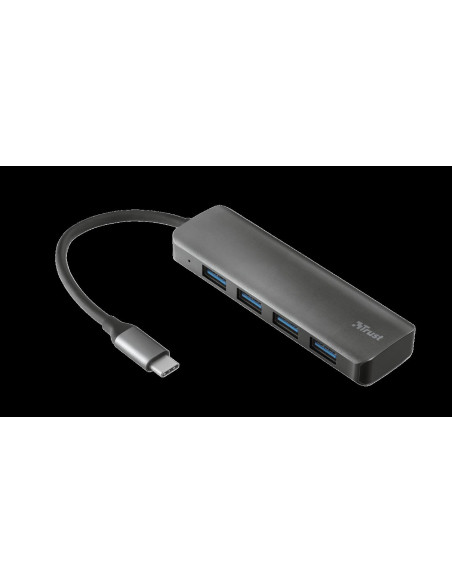 Adaptor Trust Halyx Aluminium USB-C to 4-Port USB-A 3.2