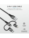 Cablu incarcare Trust Keyla Extra-Strong 3-In-1 USB Cable