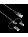Cablu incarcare Trust Keyla Extra-Strong 3-In-1 USB Cable
