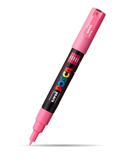 Marker UNI Posca PC-1M, varf 0.7 - 1 mm, Roz