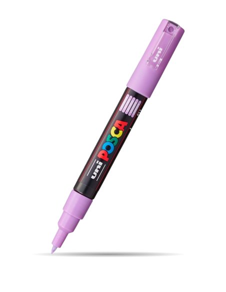 Marker UNI Posca PC-1M, varf 0.7 - 1 mm, Mov Lavanda
