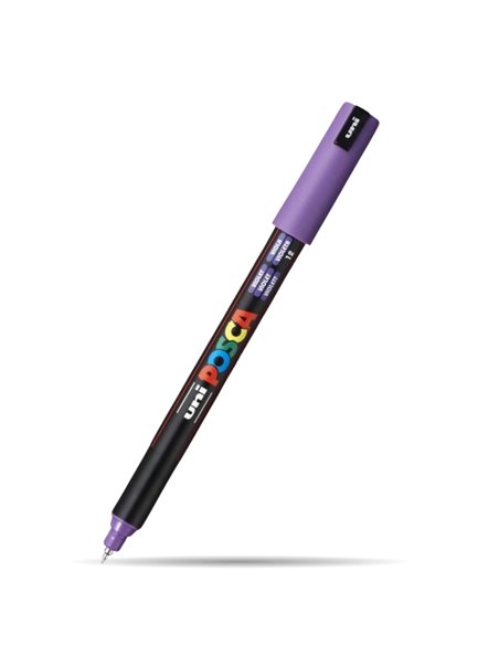 Marker UNI Posca PC-1MR, varf metalic, 0.7 mm, Violet