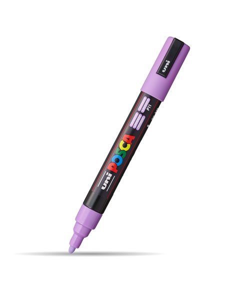 Marker UNI Posca PC-5M, 1.8 - 2.5 mm, Mov lavanda
