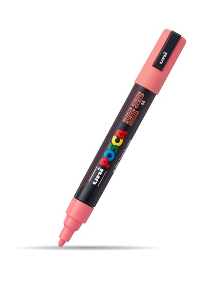 Marker UNI Posca PC-5M, 1.8 - 2.5 mm, Roz Corai