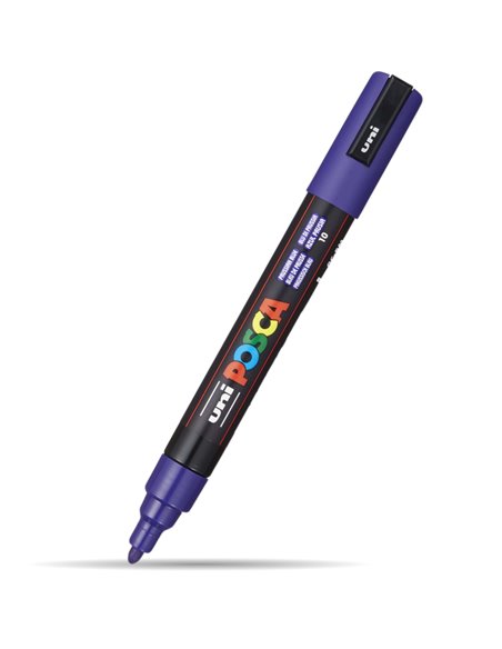 Marker UNI Posca PC-5M, 1.8 - 2.5 mm, Albastru de prusia Marker UNI Posca PC-5M, 1.8 - 2.5 mm, Albastru de prusia
