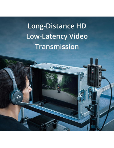 CP.RN.00000319.03,DJI Video Receiver, 1080p/60fps, 6km, Dual-Link SDI, HDMI, Negru