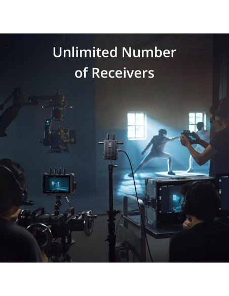CP.RN.00000319.03,DJI Video Receiver, 1080p/60fps, 6km, Dual-Link SDI, HDMI, Negru