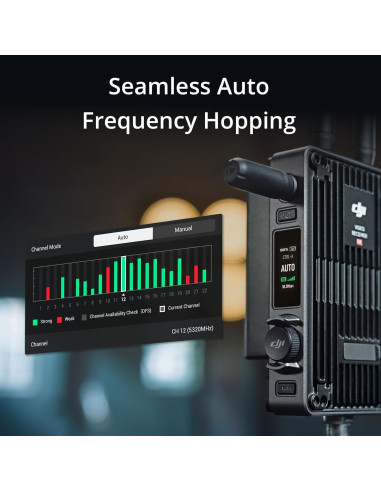 CP.RN.00000319.03,DJI Video Receiver, 1080p/60fps, 6km, Dual-Link SDI, HDMI, Negru