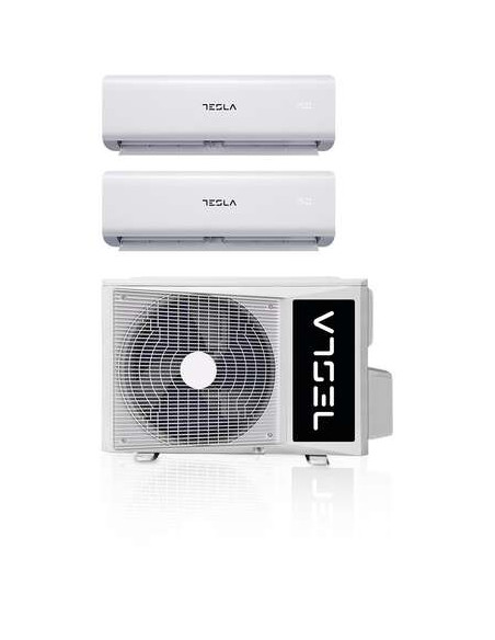 TGS-D21V1212W,Sistem A/C multisplit Tesla TGS-D21V1212WUE - 21000 BTU, UI - 2x12000BTU, Alb