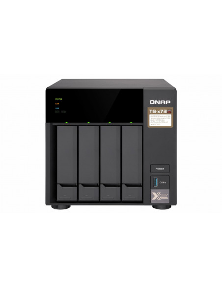 NAS QNAP 473-8G 4-Bay, CPU AMD R series RX-421ND 4-core 2.1 GHz