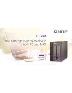 DAS ENCLOSURE 2BAY USB-C/TR-002 QNAP,TR-002