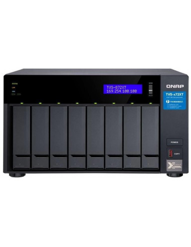 NAS QNAP 872XT 8-Bay, CPU Intel® Core™ i5-8400T 6-core 1.7 GHz