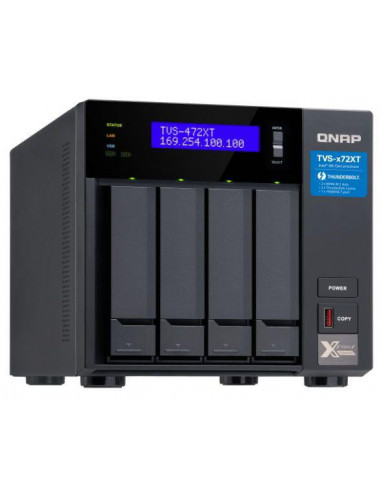 NAS STORAGE TOWER 4BAY/NO HDD TVS-472XT-PT-4G